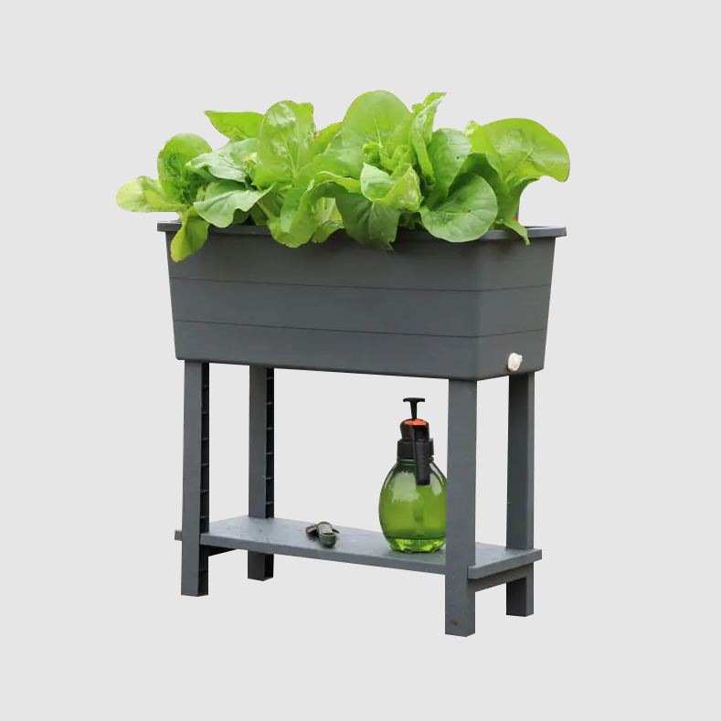 楽なガーデニングのための高さ、通気性のある植栽鍋