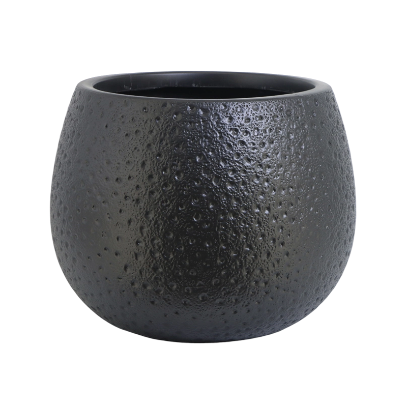 球形の床置きプラスチック製植木鉢