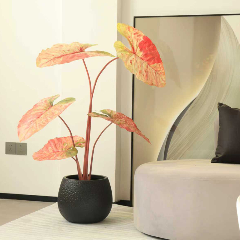 球形の床置きプラスチック製植木鉢